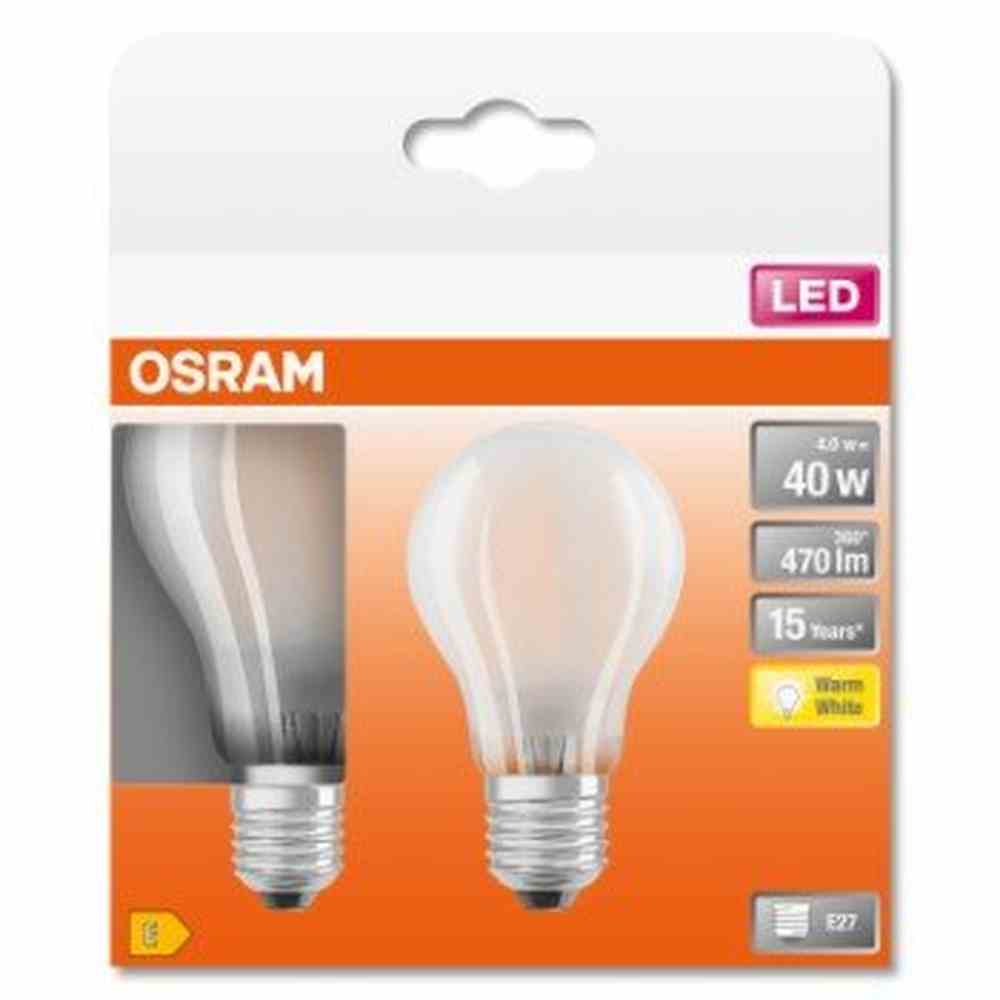 Żarówka LED E27 4W STAR 2 szt. matowa, barwa ciepła - Image 3
