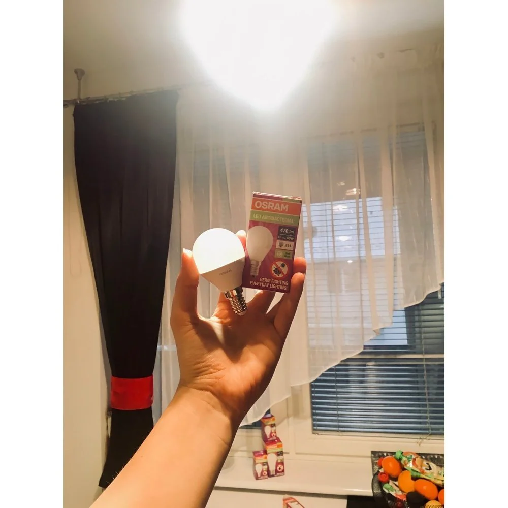 Żarówka LED E14 4,9W Antybakteryjna, świeczka, biała, 1 szt. - Image 7
