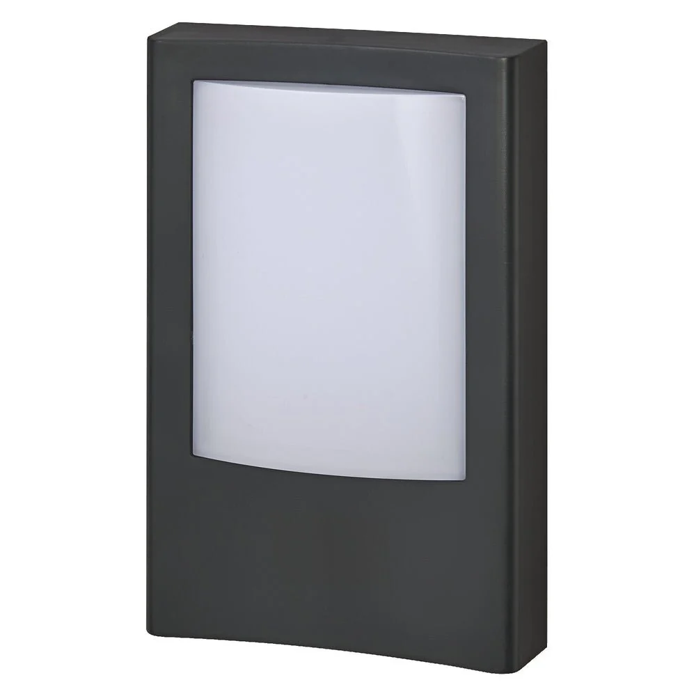 Ciemnoszara oprawa LED ścienna czujnik zewnętrzna 12,50W - Image 2