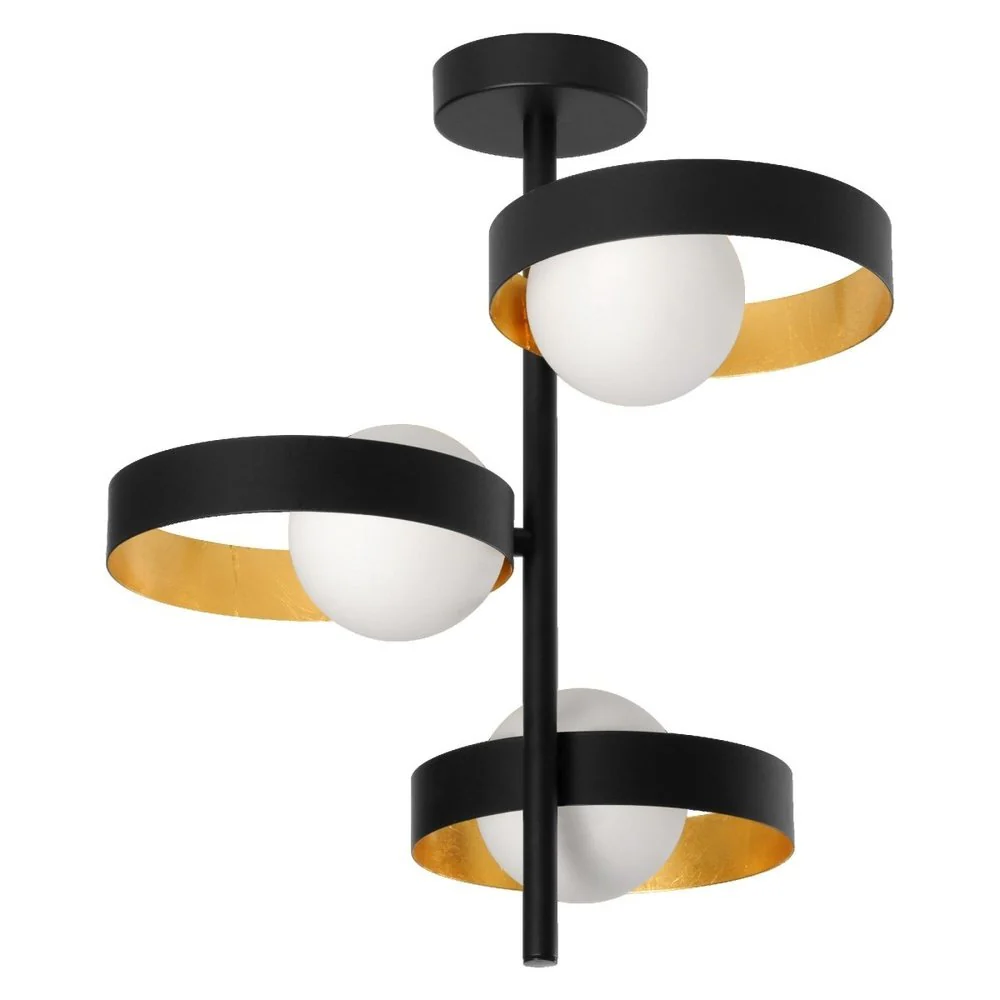 Lampa sufitowa Decor Memphis Ceiling 3xG9, kolor czarny. - Image 2