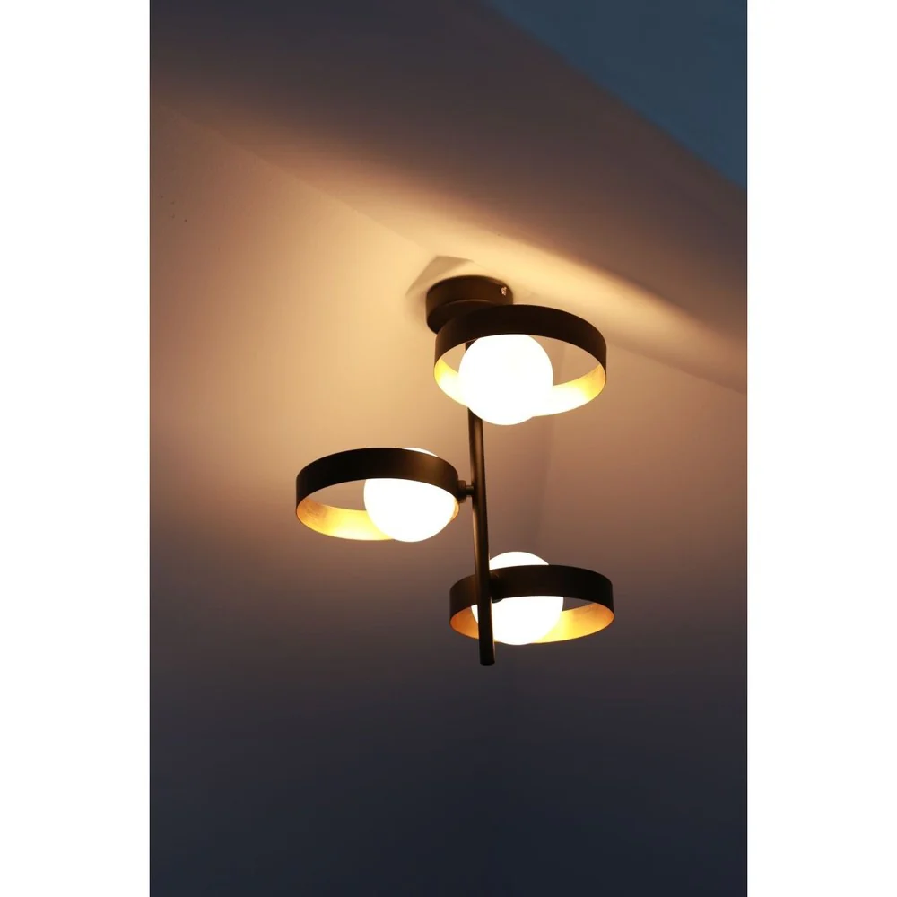 Lampa sufitowa Decor Memphis Ceiling 3xG9, kolor czarny. - Image 5
