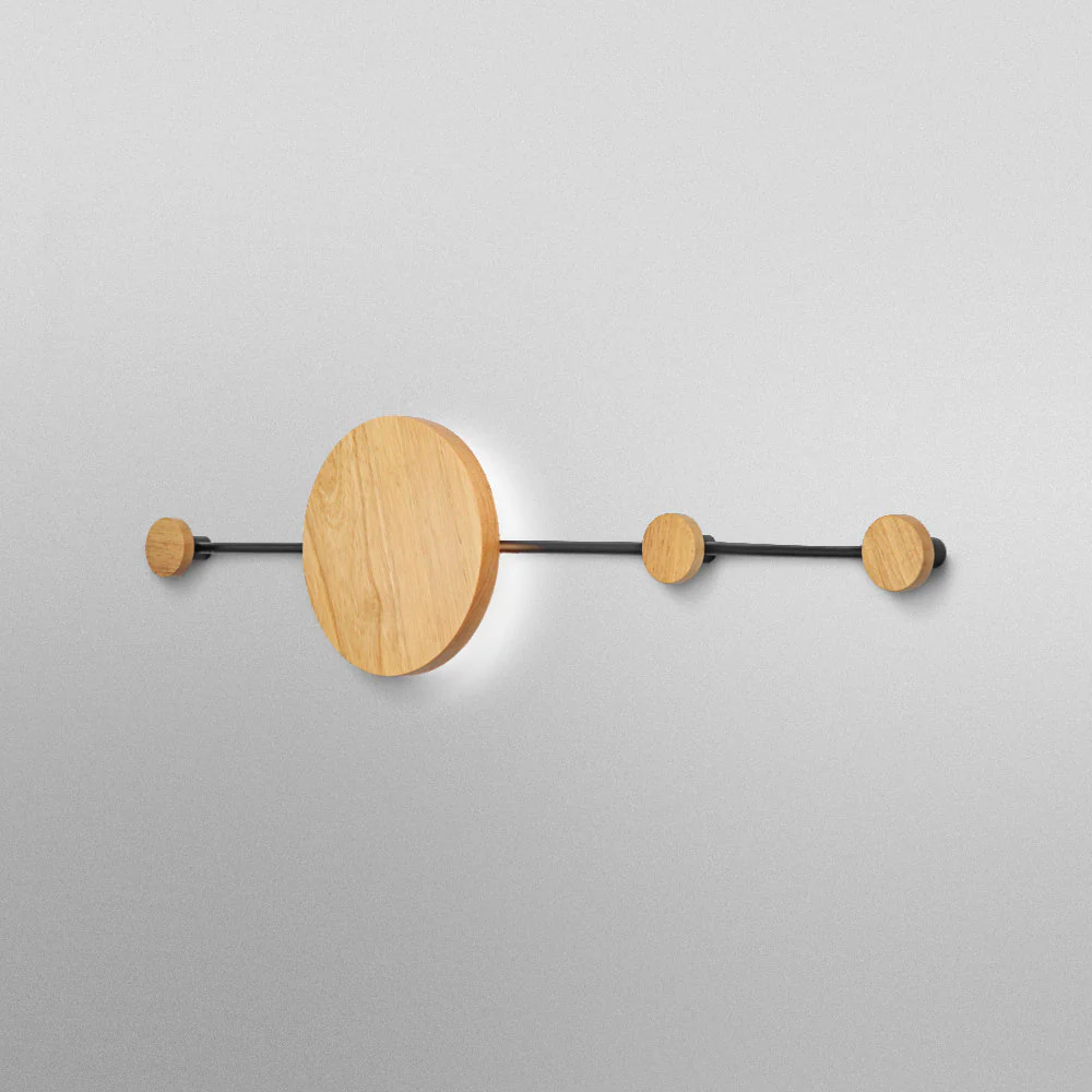 Lampa ścienna LED 6W Decor Perchero Wood, barwa ciepła. - Image 4