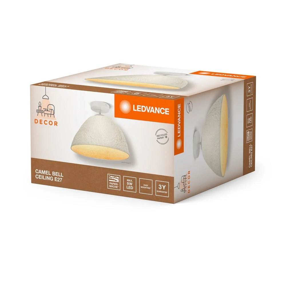 Dekoracyjna Oprawa LED Papierowa E14 i E27 Ciemna - Image 3