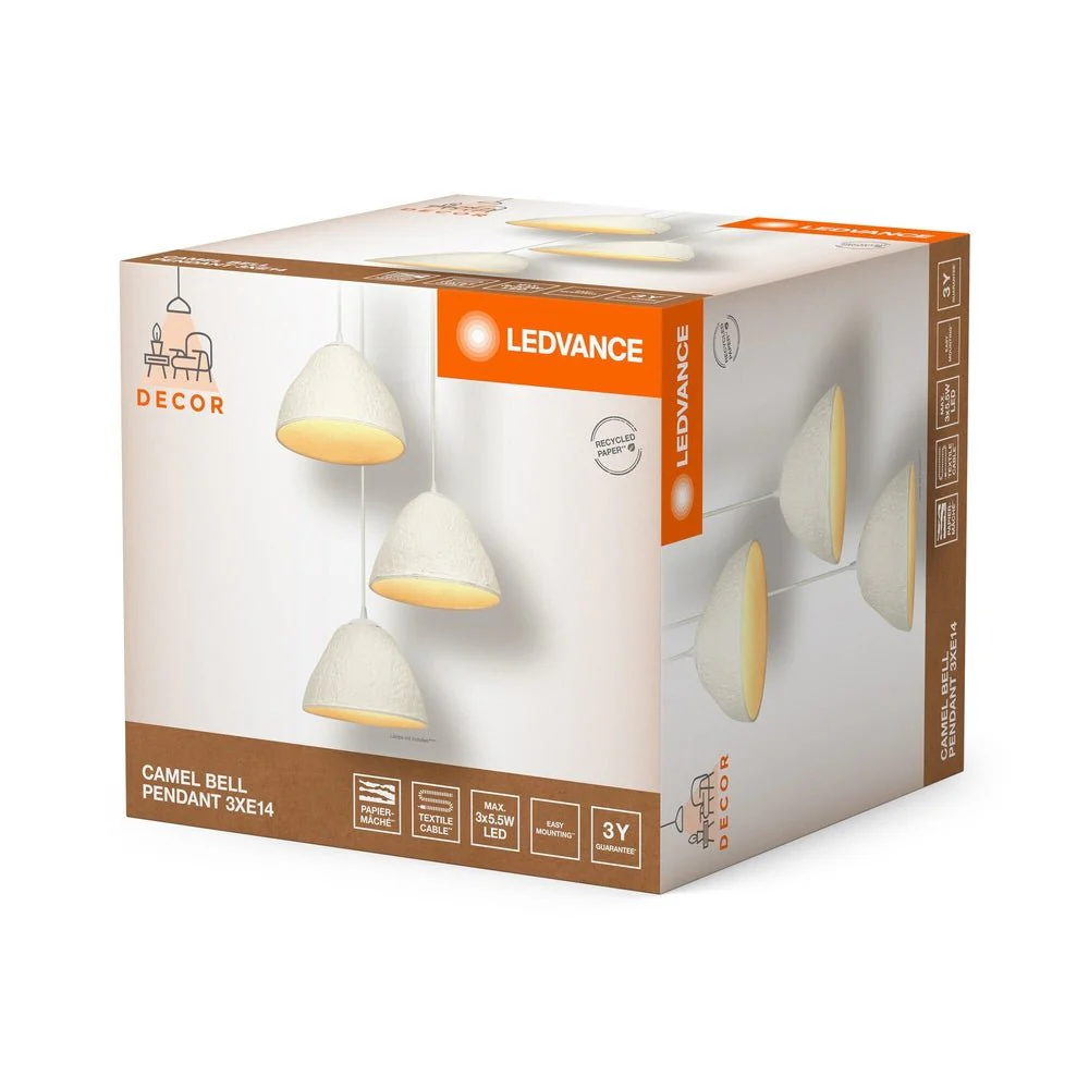 Dekoracyjna Oprawa LED Papierowa E14 i E27 Elegancka - Image 3