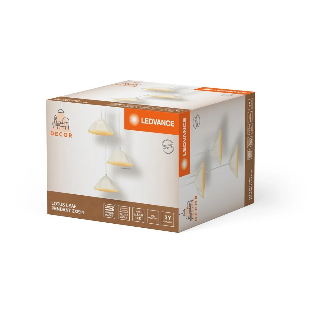 Dekoracyjna Oprawa LED Papierowa E14 i E27 Klasyczna - Image 3