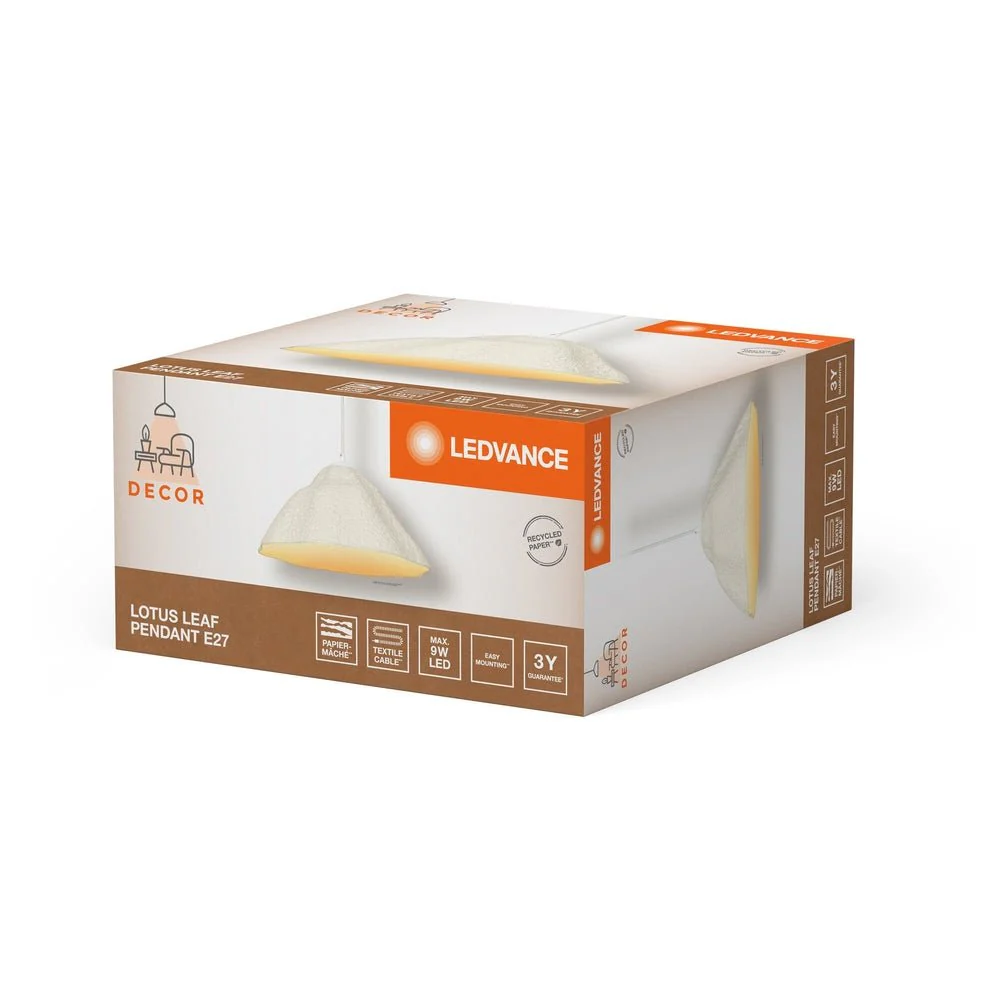 Dekoracyjna Oprawa LED Papierowa E14 i E27 Nowoczesna - Image 3
