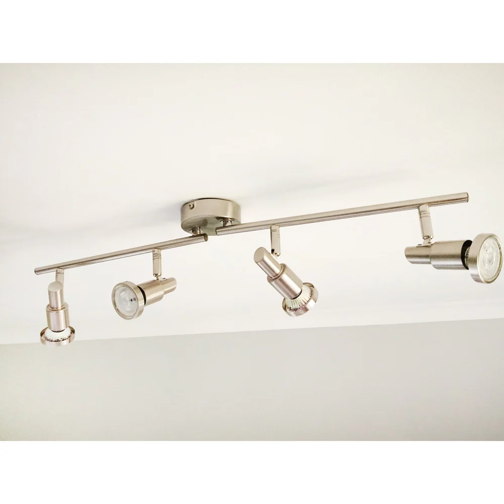 Lampa sufitowa LED SPOT GU10 6x2,6W, punktowa, srebrna, barwa ciepła - Image 12