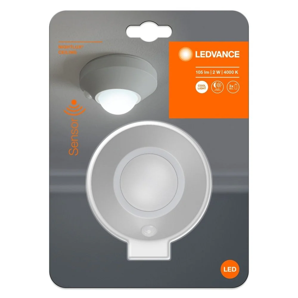 Przenośna lampka LED NIGHTLUX Ceiling Silver - Image 3