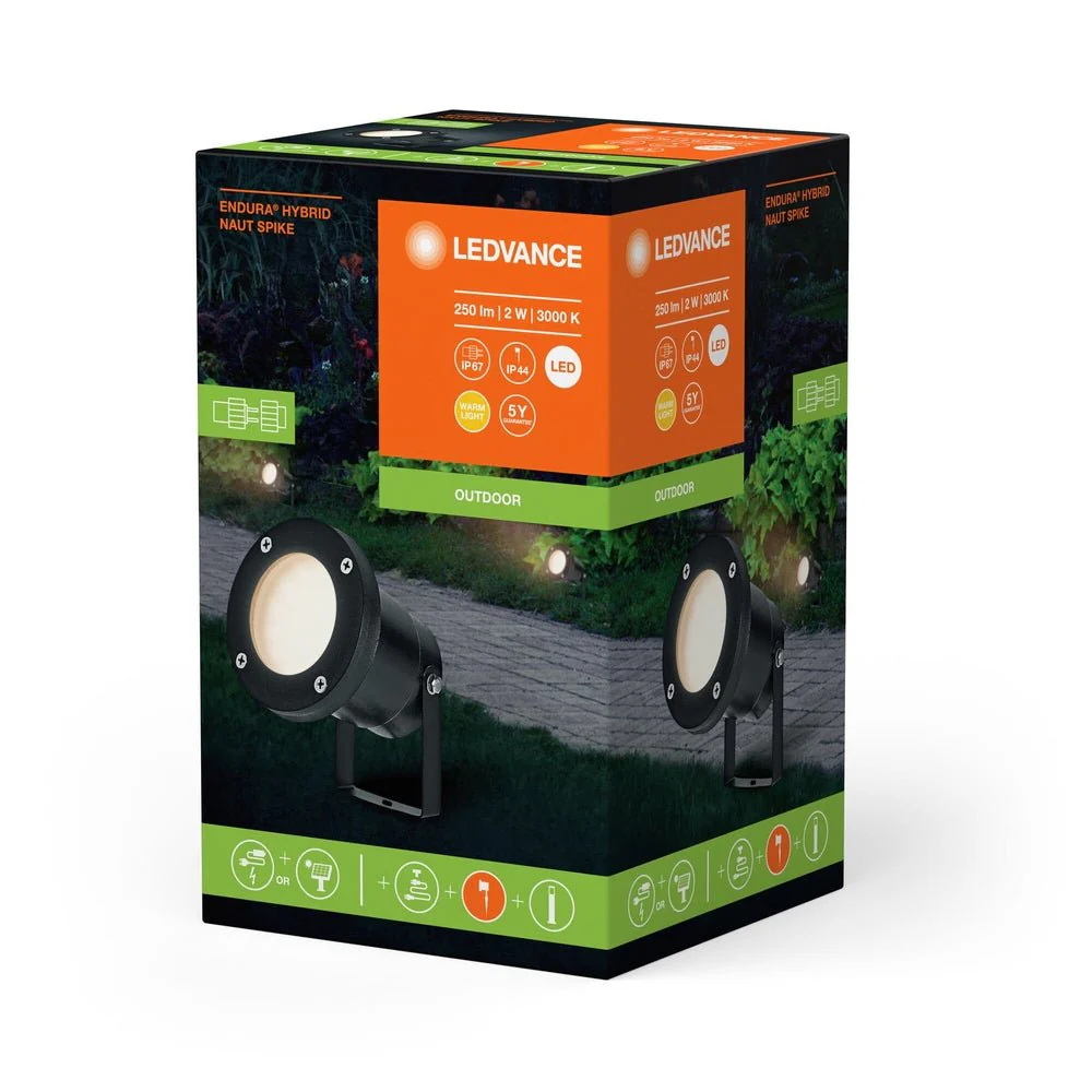 Hybrydowa Oprawa LED słupkowa zewnętrzna 2 W 3000 K 100lm - Image 3