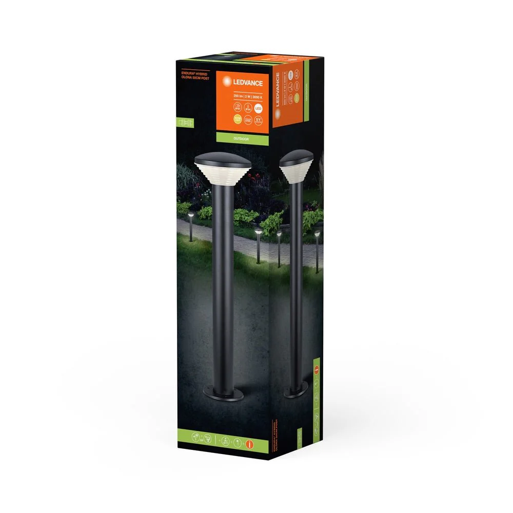 Hybrydowa Oprawa LED słupkowa zewnętrzna 2 W 3000 K 140lm - Image 3