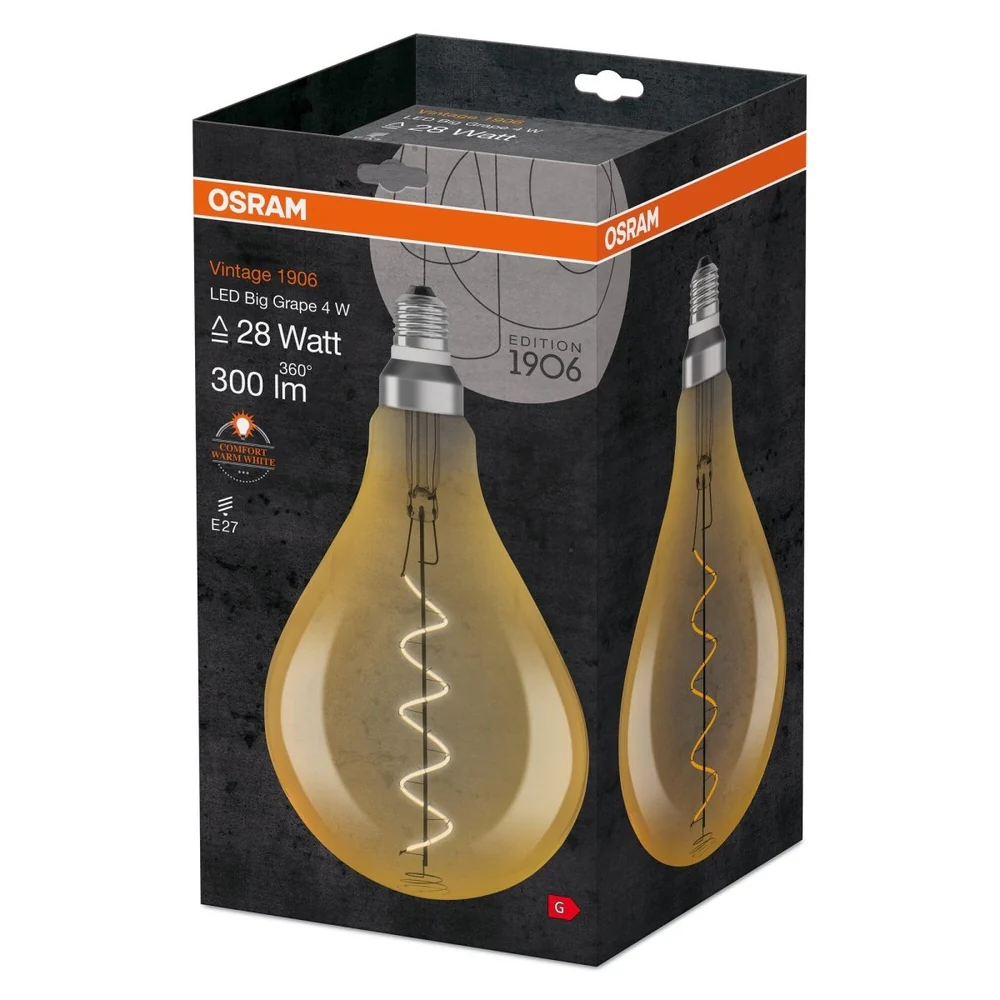 Żarówka LED E27 4W VINTAGE 1 szt., barwa ciepła - Image 3
