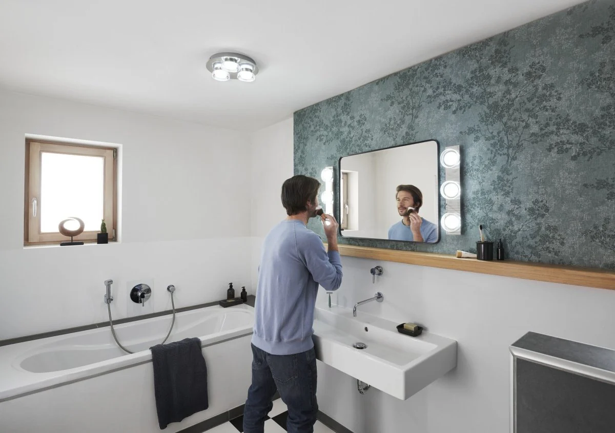 Lampa LED WiFi ORBIS WALL ROUND 18W, inteligentna, do łazienki, ściemnialna, IP44, regulowana biel, 48 cm - Image 4