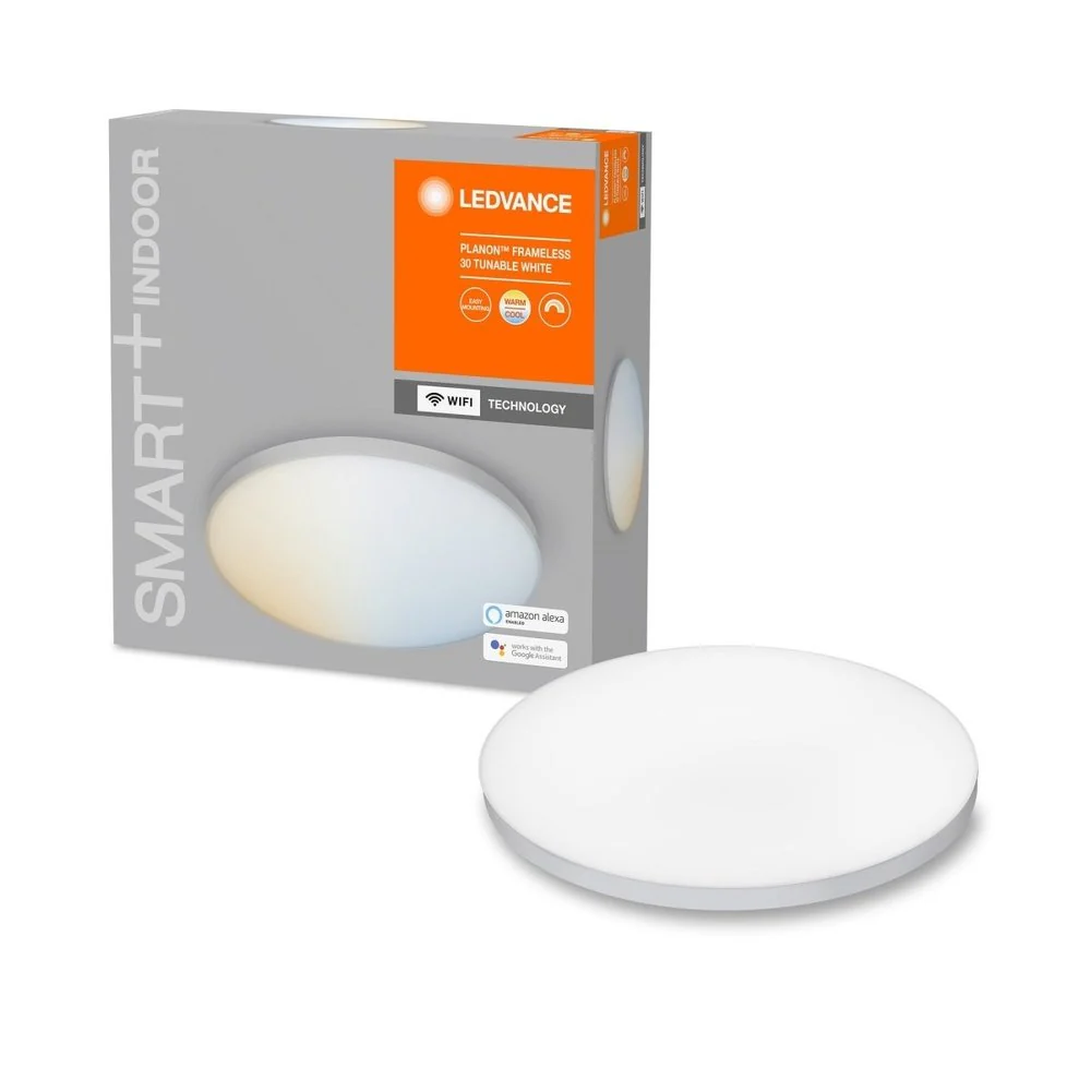Panel LED WiFi PLANON FRAMELESS TW 20W, inteligentny, okrągły, ściemnialny, regulowana biel, 300x300 mm - Image 4
