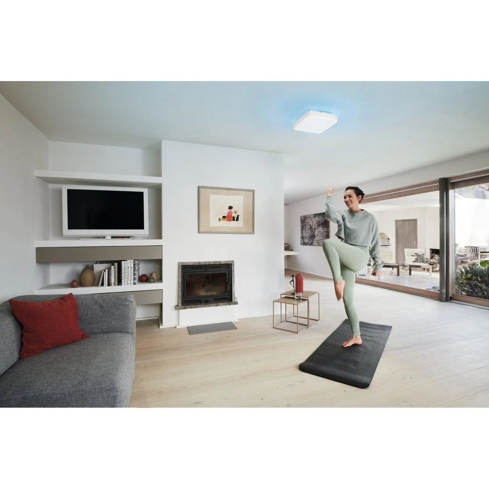 Lampa sufitowa LED WiFi ORBIS BACKLIGHT WHITE 28W, inteligentna, kwadratowa, RGB, regulowana biel, 350x350 mm - Image 5