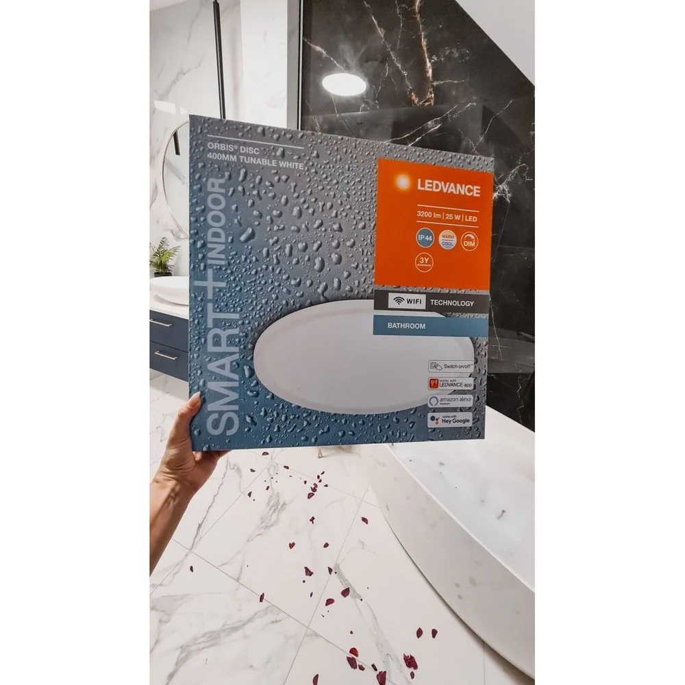 Lampa sufitowa LED WiFi ORBIS DISC 25W, inteligentna, do łazienki, okrągła, IP44, regulowana biel, 400 mm - Image 8