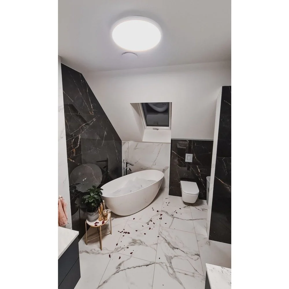 Lampa sufitowa LED WiFi ORBIS DISC 25W, inteligentna, do łazienki, okrągła, IP44, regulowana biel, 400 mm - Image 9