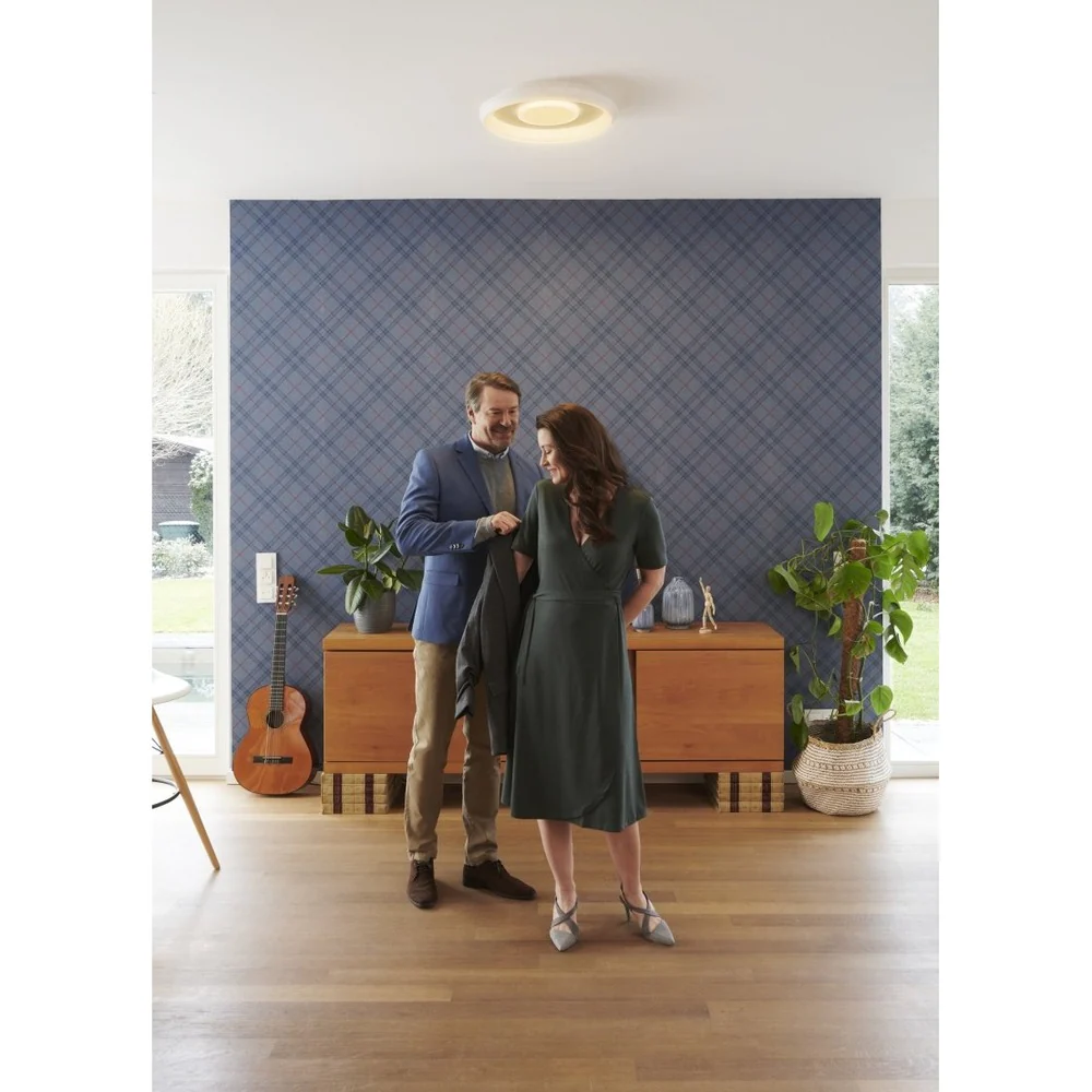 Lampa sufitowa LED WiFi ORBIS STEA 32W, inteligentna, okrągła, RGB, kolor obudowy biały, regulowana biel, 485x485 mm - Image 10