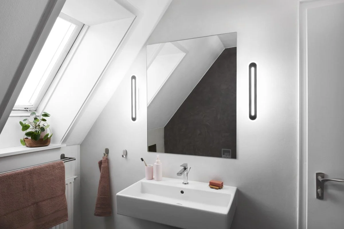 Lampa LED WiFi WALL BATH WHITE 13W, inteligentna, do łazienki, ściemnialna, IP44, regulowana biel, 30 cm - Image 6