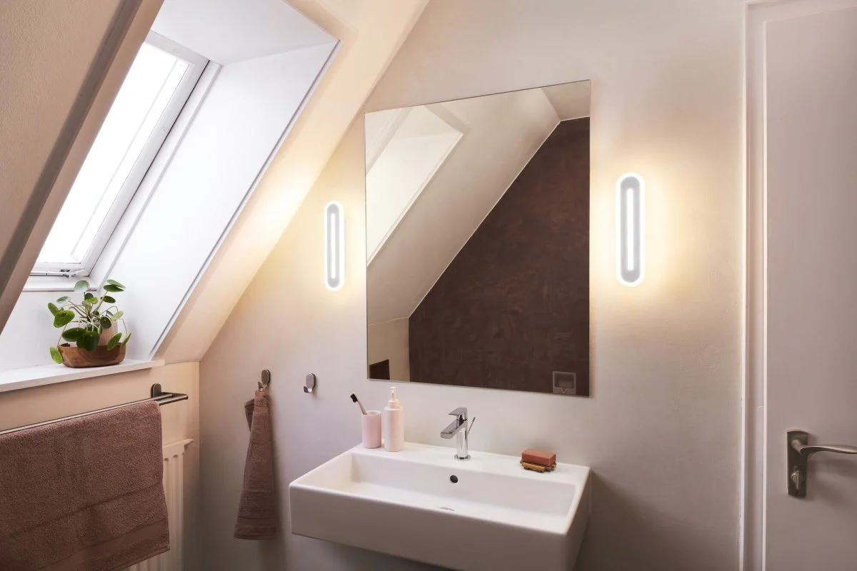 Lampa LED WiFi WALL BATH WHITE 13W, inteligentna, do łazienki, ściemnialna, IP44, regulowana biel, 30 cm - Image 9