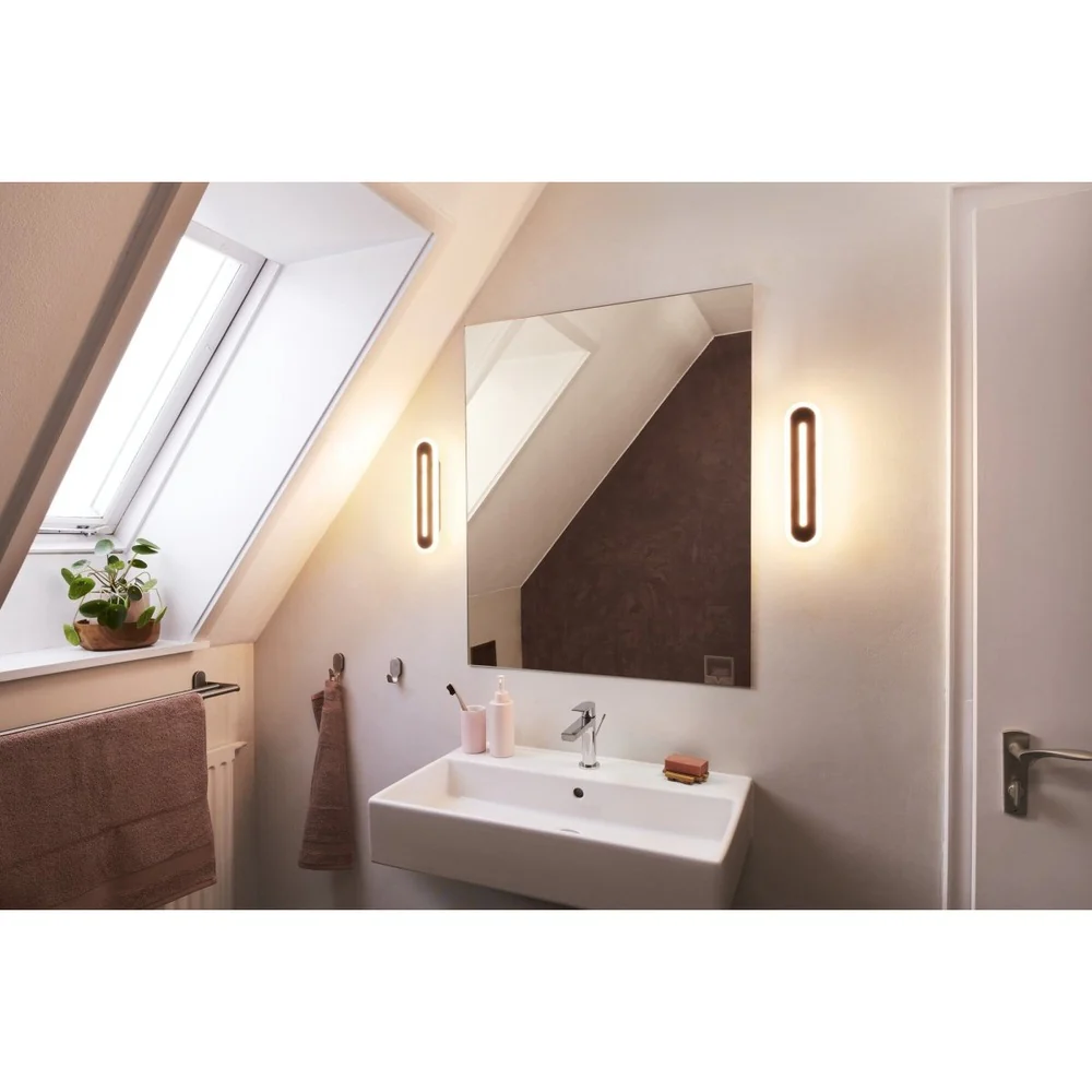Lampa LED WiFi WALL BATH BLACK 13W, inteligentna, do łazienki, ściemnialna, IP44, regulowana biel, 30 cm - Image 6