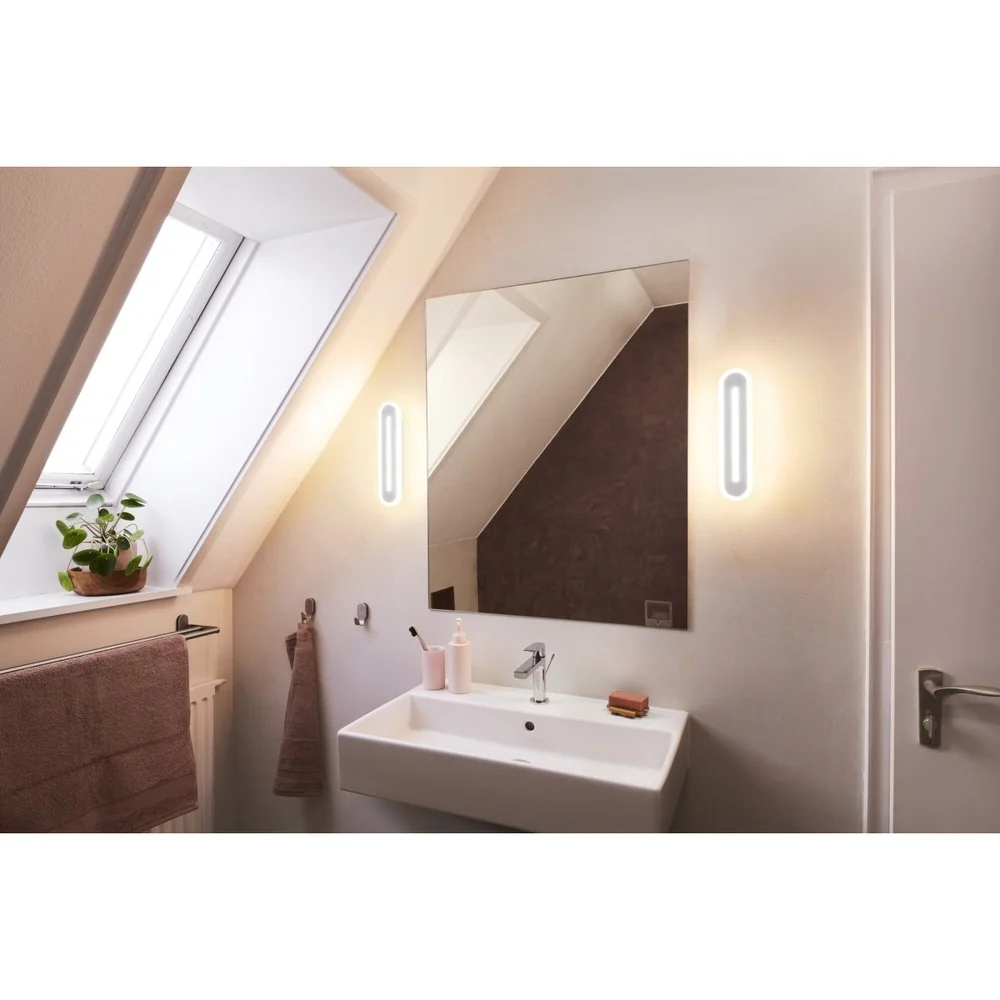 Lampa LED WiFi WALL BATH BLACK 13W, inteligentna, do łazienki, ściemnialna, IP44, regulowana biel, 30 cm - Image 8