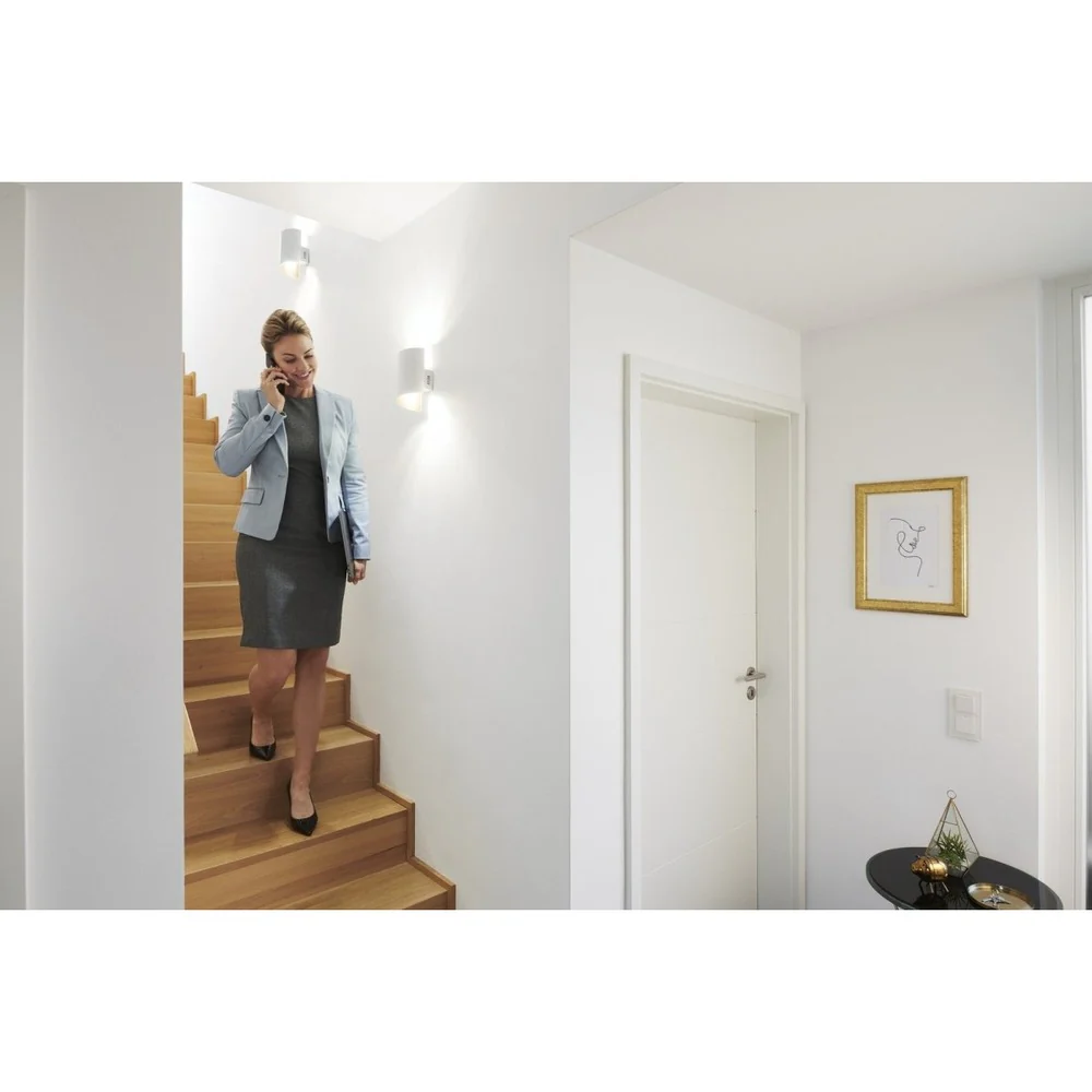 Lampa ścienna LED WiFi ORBIS TWIST WHITE 12W, inteligentna, ściemnialna, regulowana biel biel - Image 4