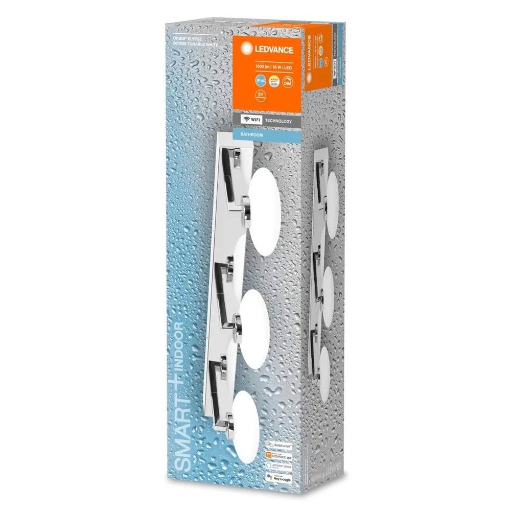 Lampa LED WiFi ORBIS WALL ELYPSE 18W, inteligentna, do łazienki, ściemnialna, IP44, regulowana biel, 56 cm - Image 3