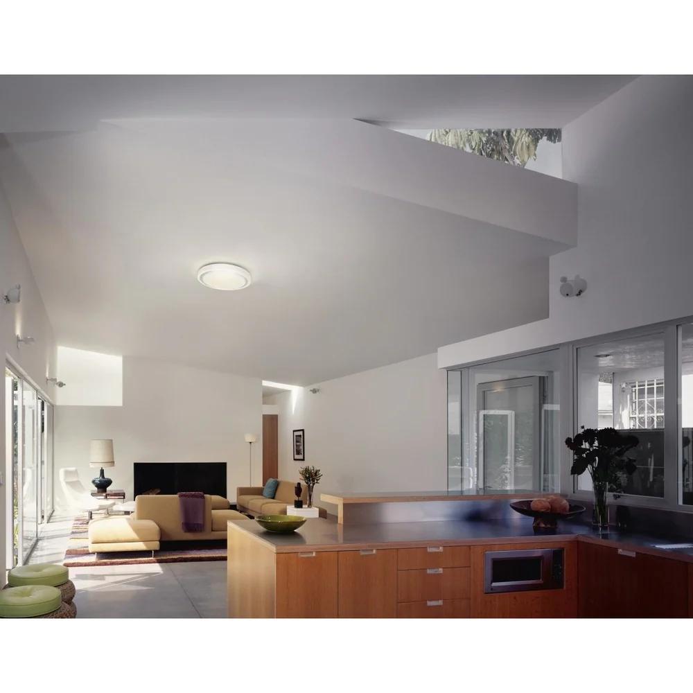 Lampa sufitowa LED WiFi ORBIS MOON GR 26W, inteligentna, okrągła, ściemnialna, regulowana biel, 380x380 mm - Image 4
