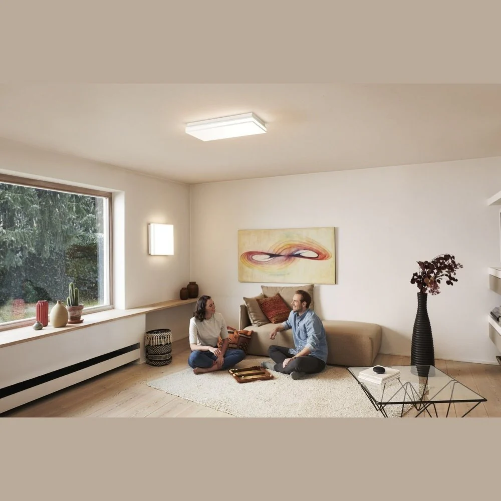 Lampa sufitowa LED WiFi ORBIS MAGNET BLACK 26W, inteligentna, kwadratowa, regulowana biel, 300x300 mm - Image 7