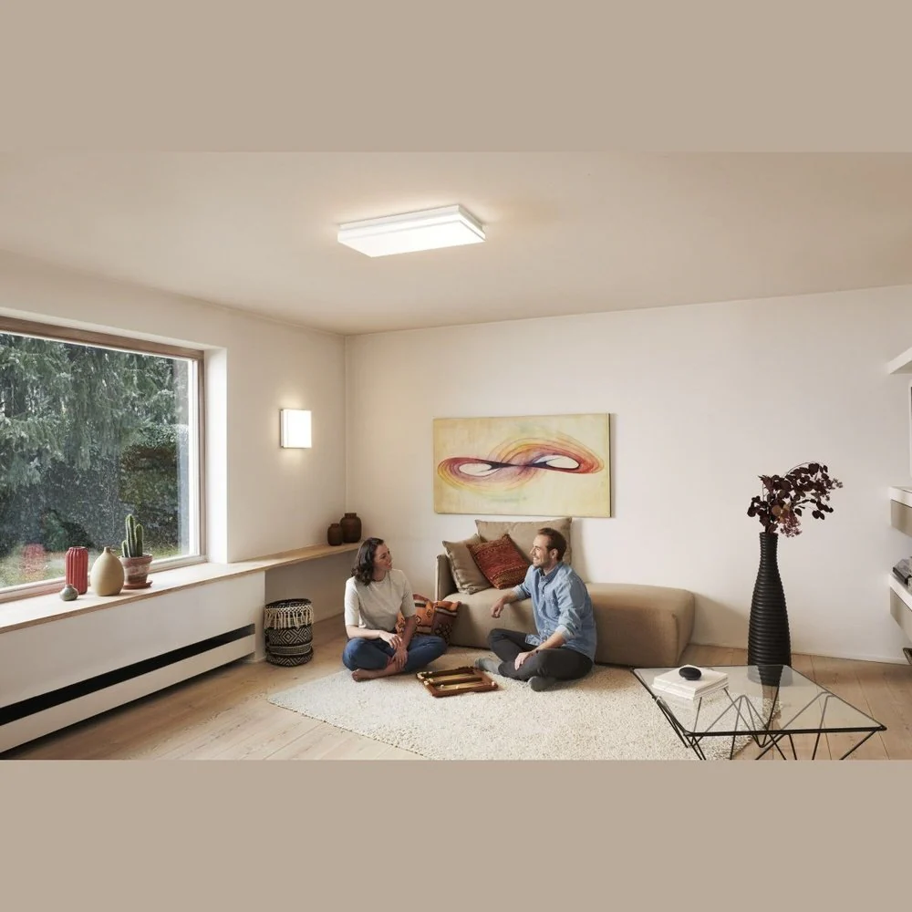 Lampa sufitowa LED WiFi ORBIS MAGNET BLACK 26W, inteligentna, kwadratowa, regulowana biel, 300x300 mm - Image 8
