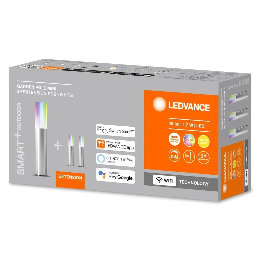 Słupek ogrodowy LED WiFi GARDEN POLE MULTICOLOR EXT 1,9W, inteligentny, przedłużenie 3 szt., montowany do ziemi, RGBW, ściemnialny, barwa ciepła - Image 3