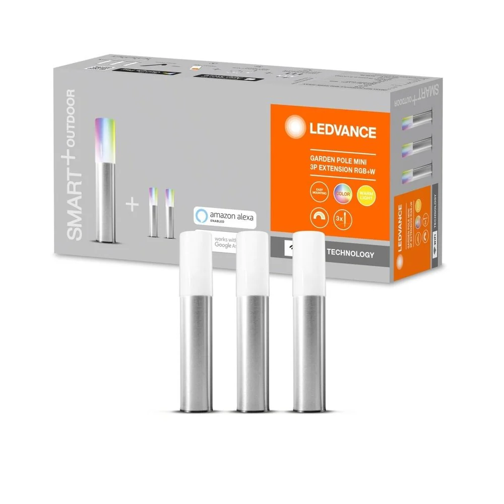 Słupek ogrodowy LED WiFi GARDEN POLE MULTICOLOR EXT 1,9W, inteligentny, przedłużenie 3 szt., montowany do ziemi, RGBW, ściemnialny, barwa ciepła - Image 4