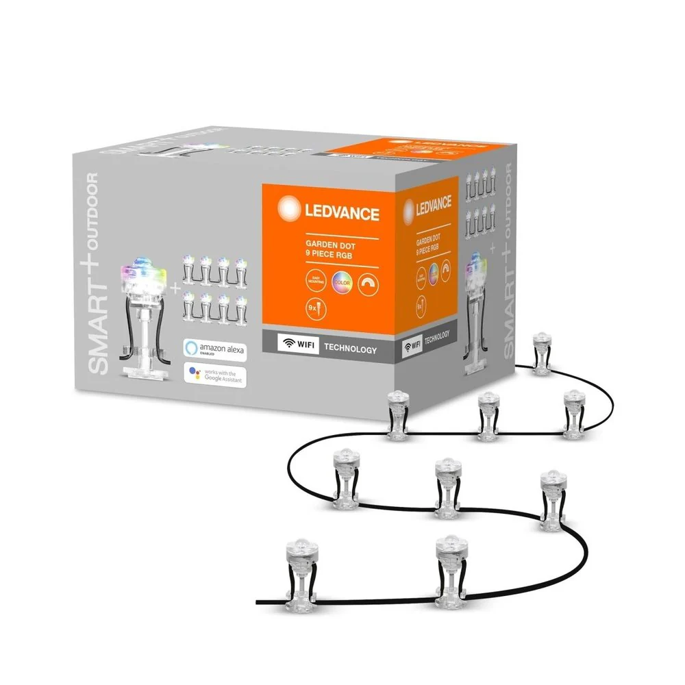 Słupek ogrodowy LED WiFi GARDEN DOT  2,5W, 9 szt., inteligentny, punktowy, RGB - Image 4