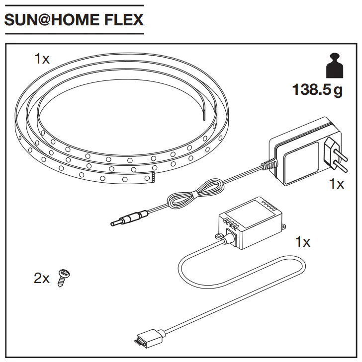 Taśma LED WiFi SUN@Home Flex, inteligentna, wewnętrzna, ściemnialna, regulowana biel, 3 m - Image 20