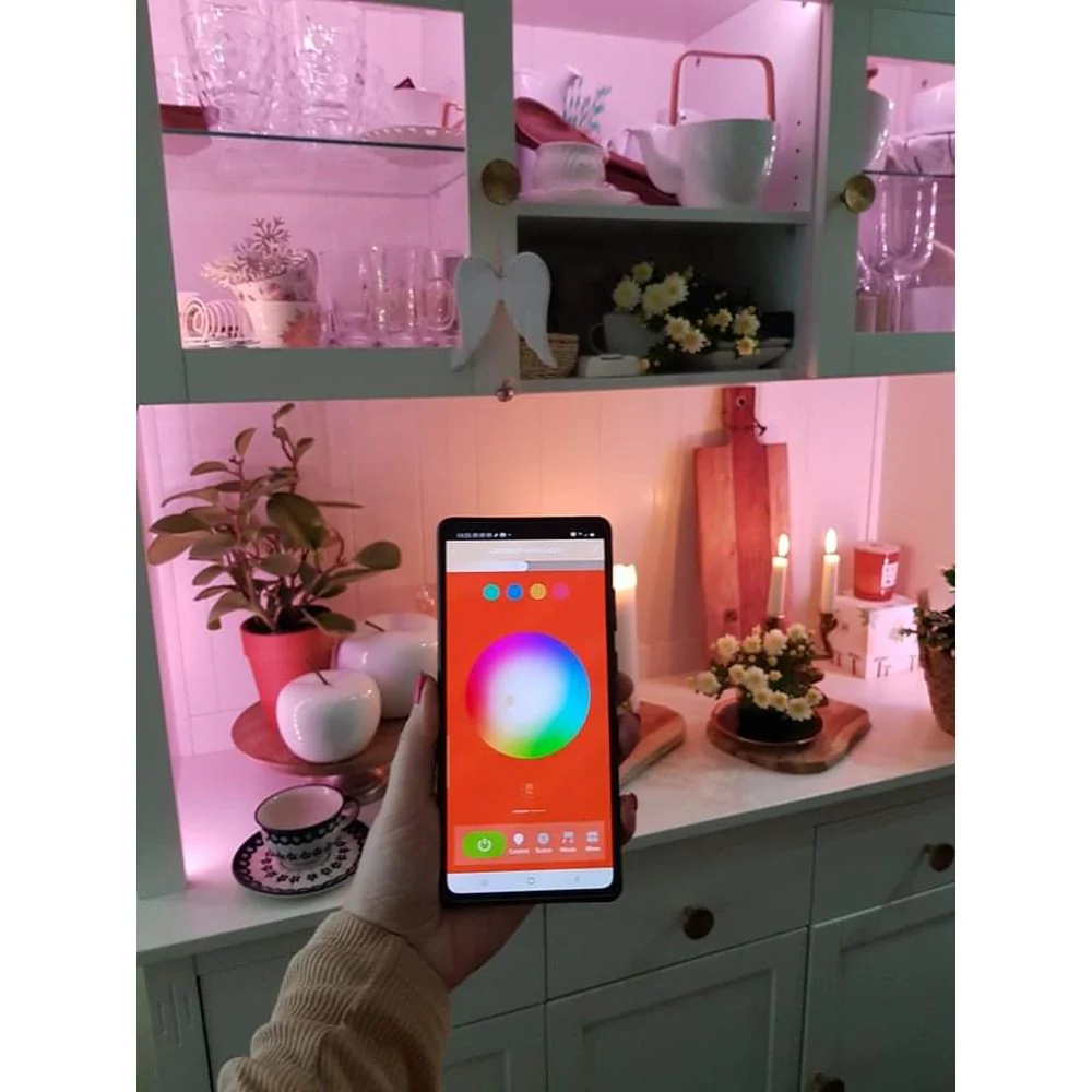 Taśma LED WiFi Flex 8,5W, inteligentna, do wewnątrz, IP20, ściemnialna, RGB, regulowana biel, 2 m - Image 29