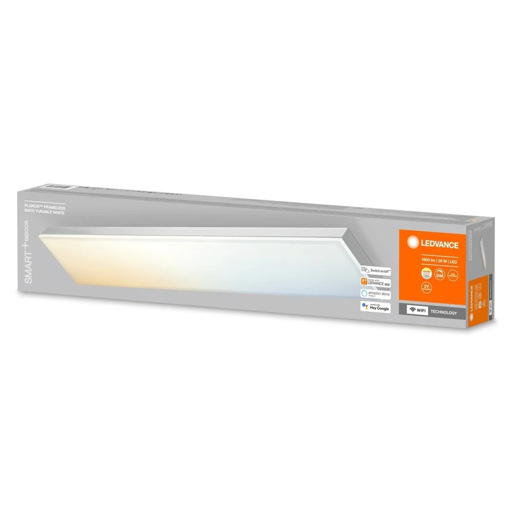 Panel LED WiFi PLANON FRAMELESS TW 28W, inteligentny, prostokątny, ściemnialny, regulowana biel, 600x100 mm - Image 3