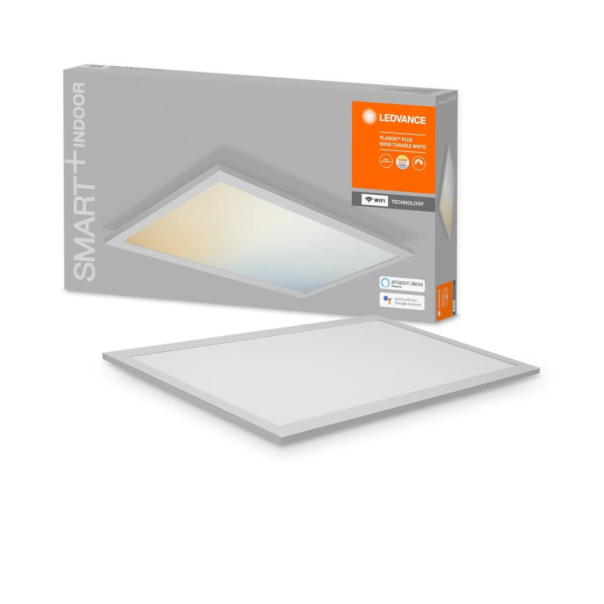 Panel LED WiFi Planon Plus 23W, inteligentny, prostokątny, ściemnialny, regulowana biel, 600x300 mm - Image 4