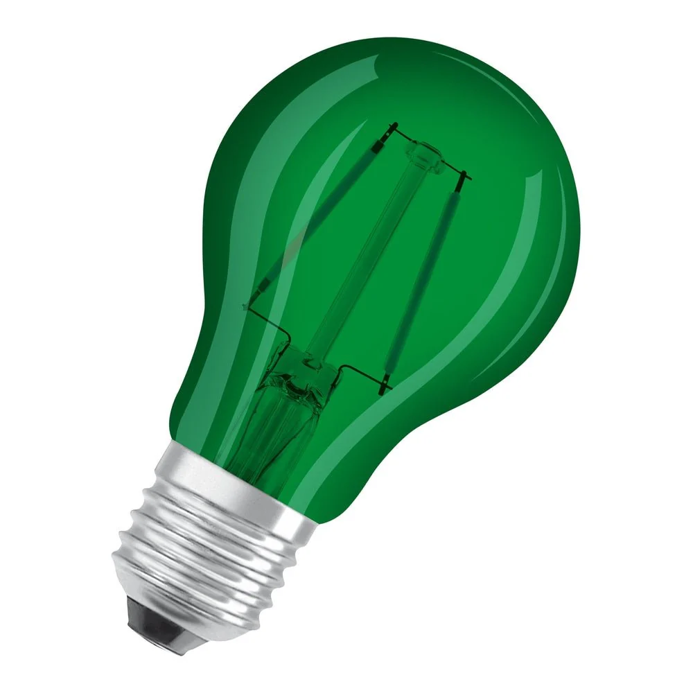 Kolorowa Lampa LED klasyczny krztałt Ziel. E27 2,5W 7500K - Image 2