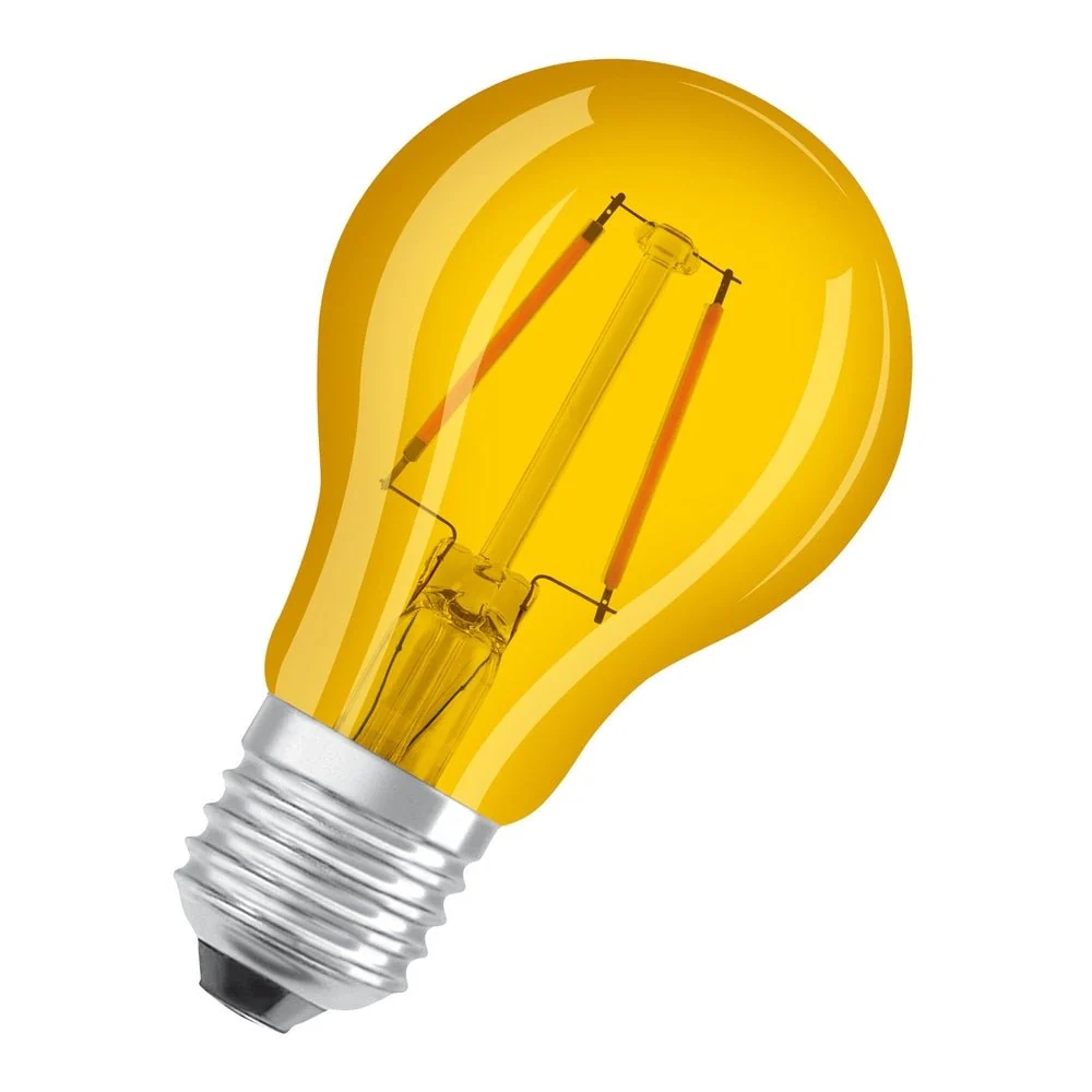 Kolorowa Lampa LED klasyczny krztałt Żół. E27 2,5W 2200K - Image 2