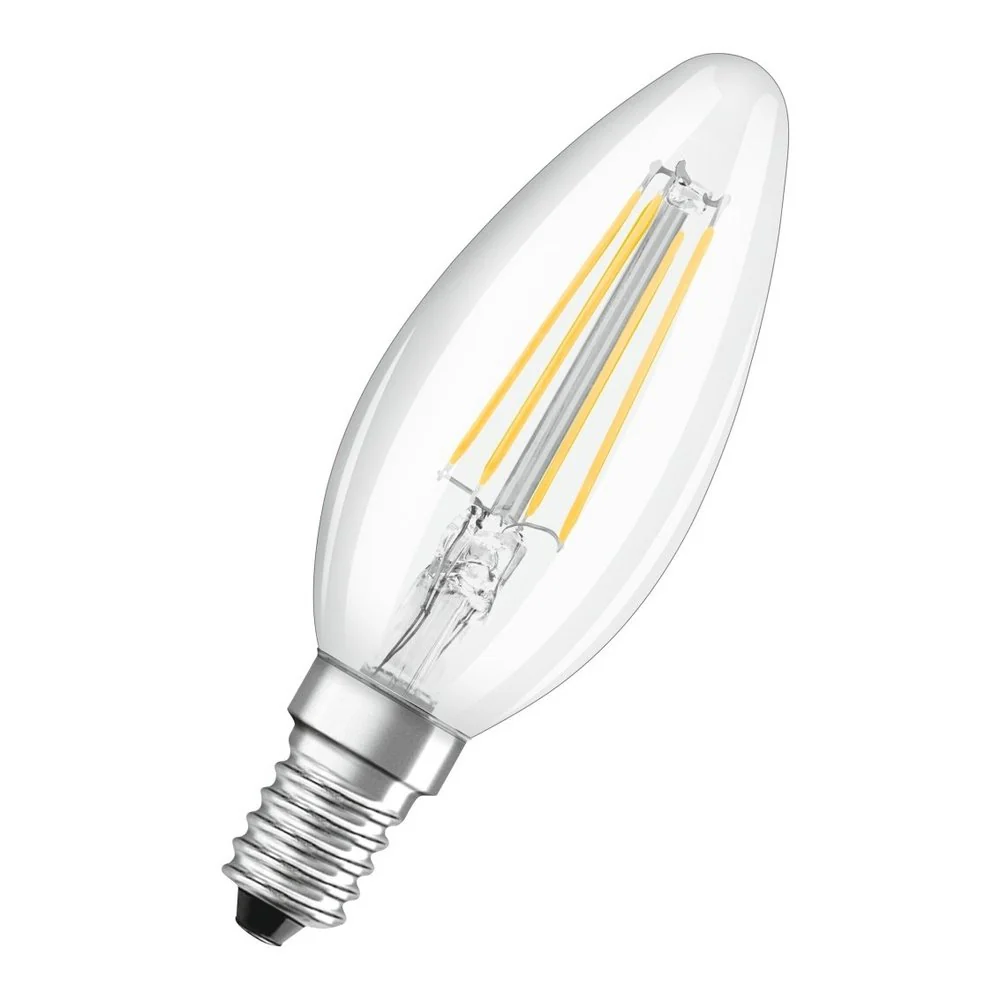 Żarówka LED E14 4W LED STAR CLASSIC 2 szt. świeczka, filament, barwa zimna - Image 2