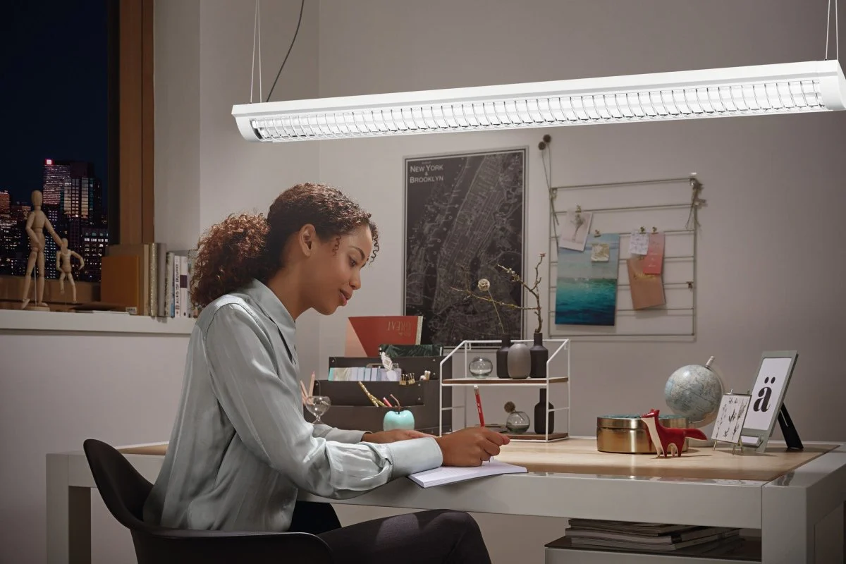 Lampa sufitowa LED OFFICE LINE GRID DIM 25W, do domowego biura, ściemnialna, barwa zimna. 60 cm - Image 4