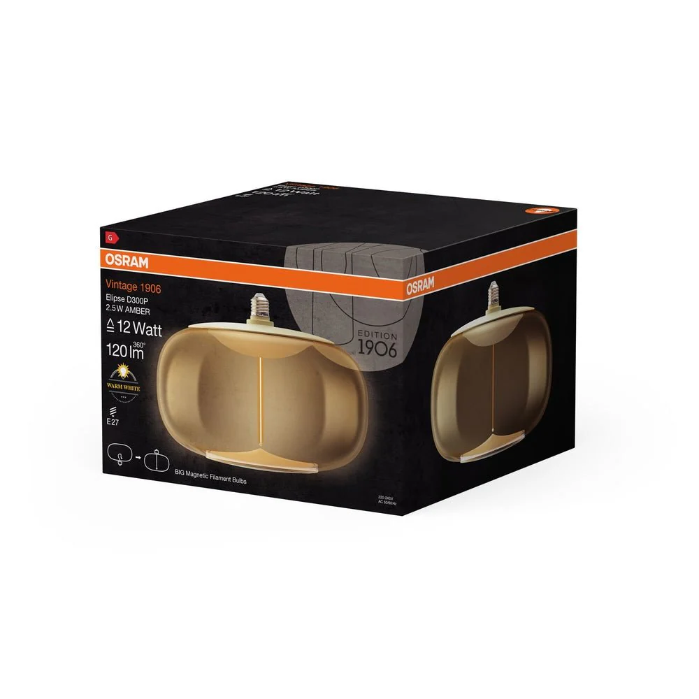 Lampa LED dekoracyjna Magnetic technologia E27 2,5W 2700K - Image 3