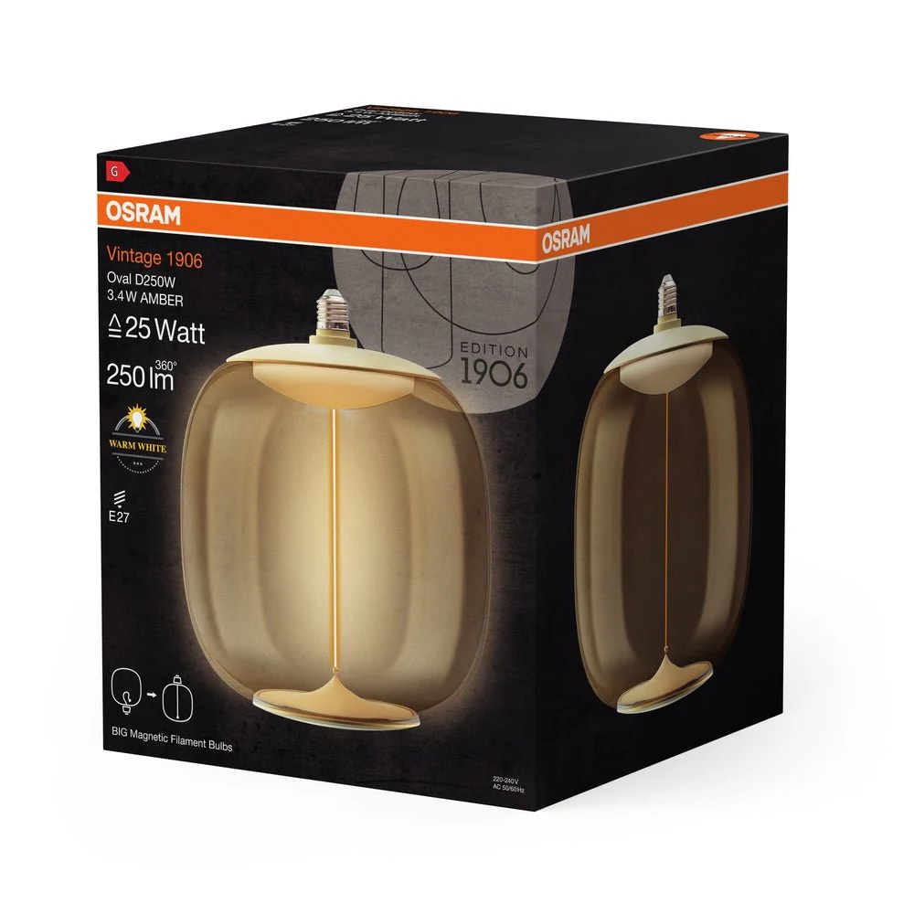 Lampa LED dekoracyjna Magnetic technologia E27 3,4W 2700K - Image 3