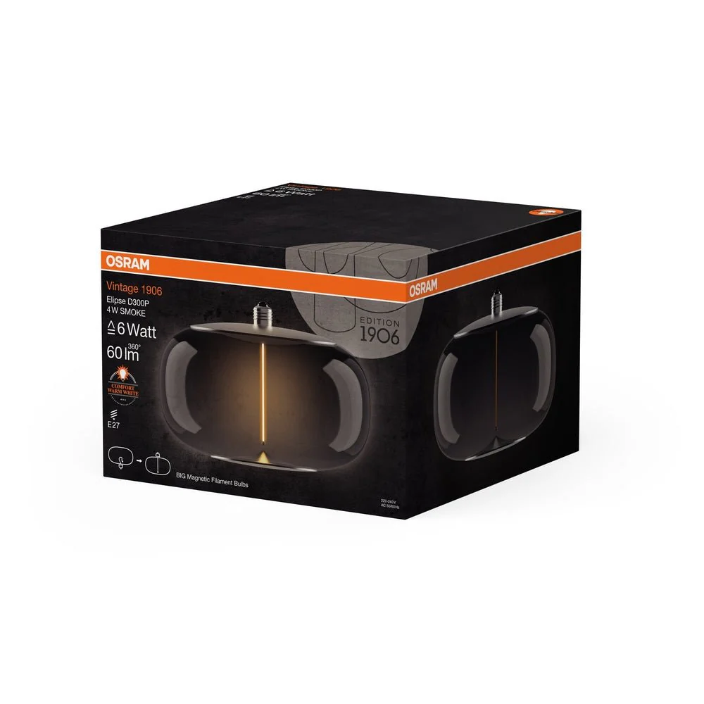 Lampa LED dekoracyjna Magnetic technologia E27 4W 1800K 60 - Image 3