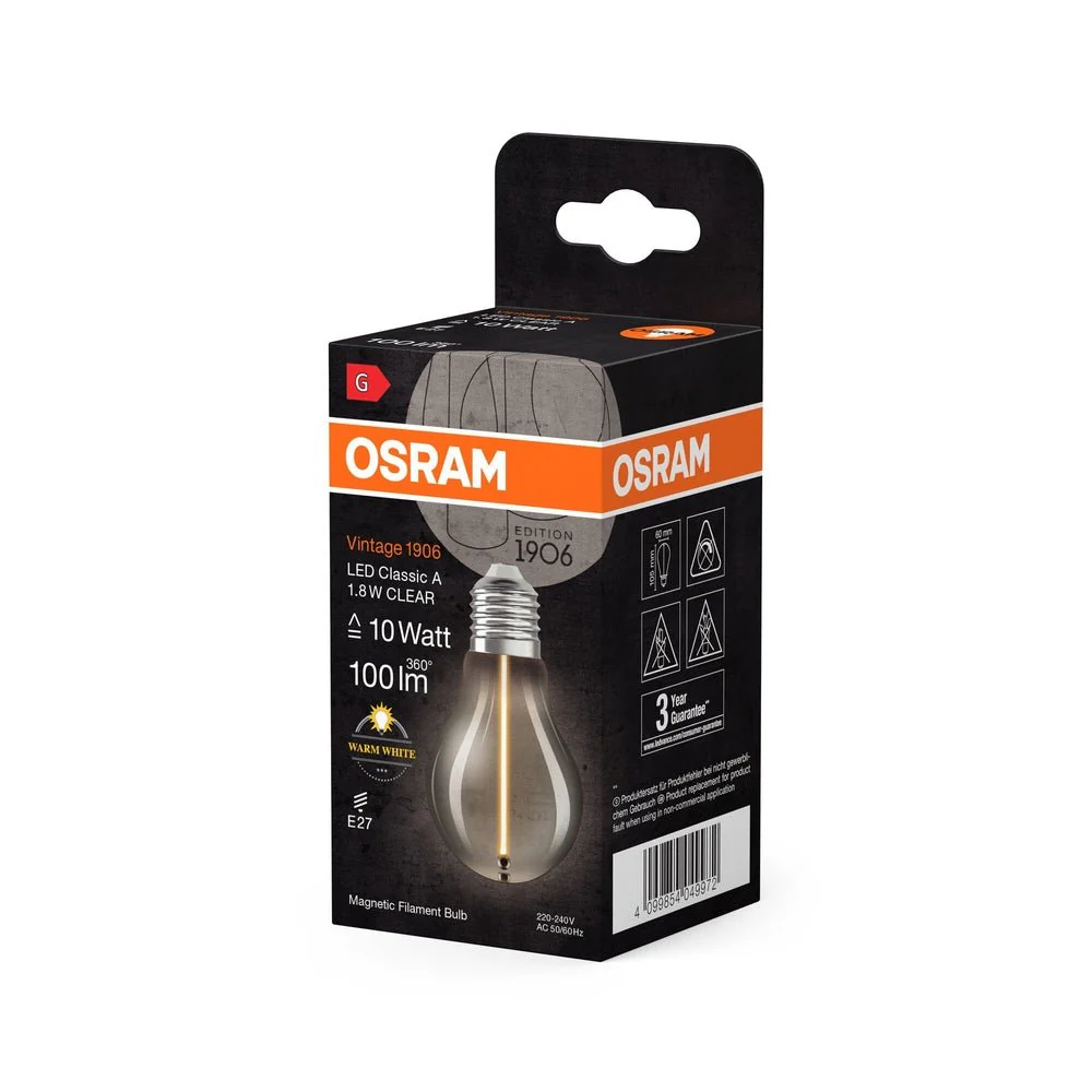 Lampa LED dekoracyjna żarówki Edison E27 1,8W 2700K 100lm - Image 3