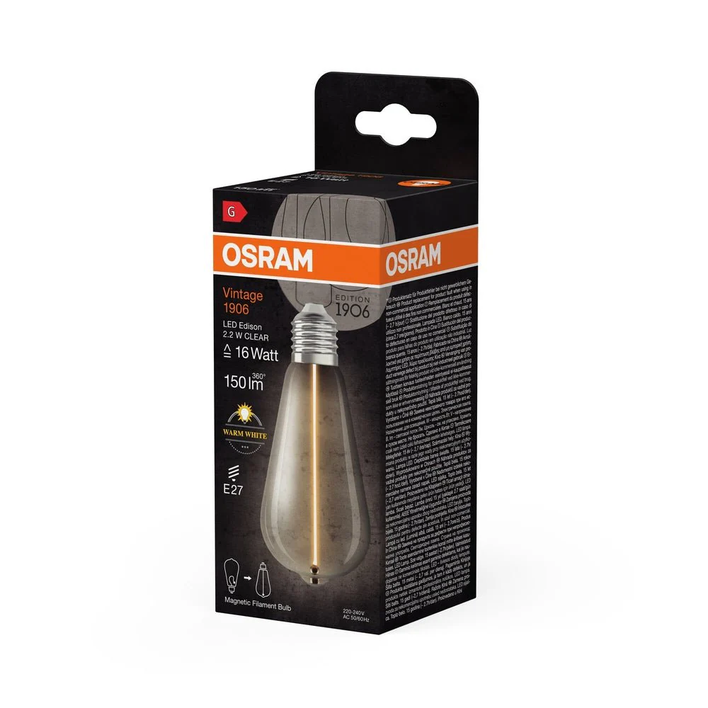 Lampa LED dekoracyjna żarówki Edison E27 2,2W - Image 3