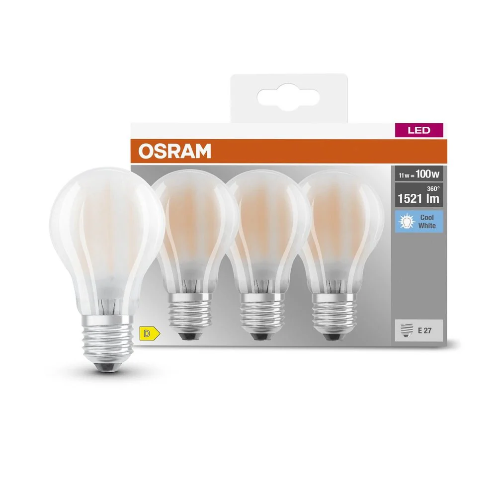 3 x lampa LED E27 11W 4000K 1521lm Klasyczna Dzienna - Image 2