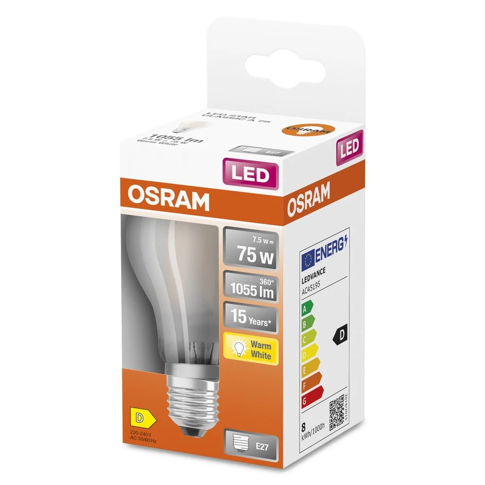 Lampa LED E27 7,5W 1055lm Klasyczna - Image 3