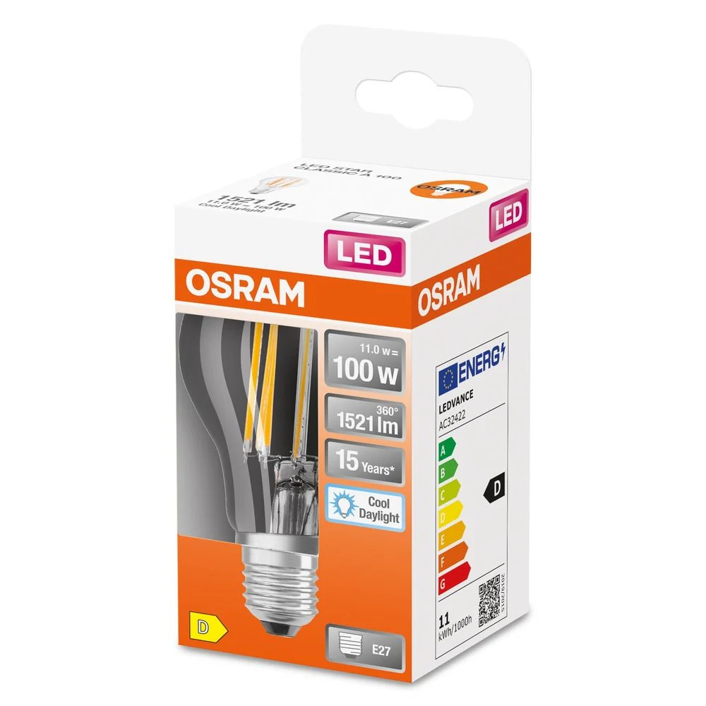 Lampa LED klasyczny krztałt E27 11 W 6500 K 1521lm - Image 3