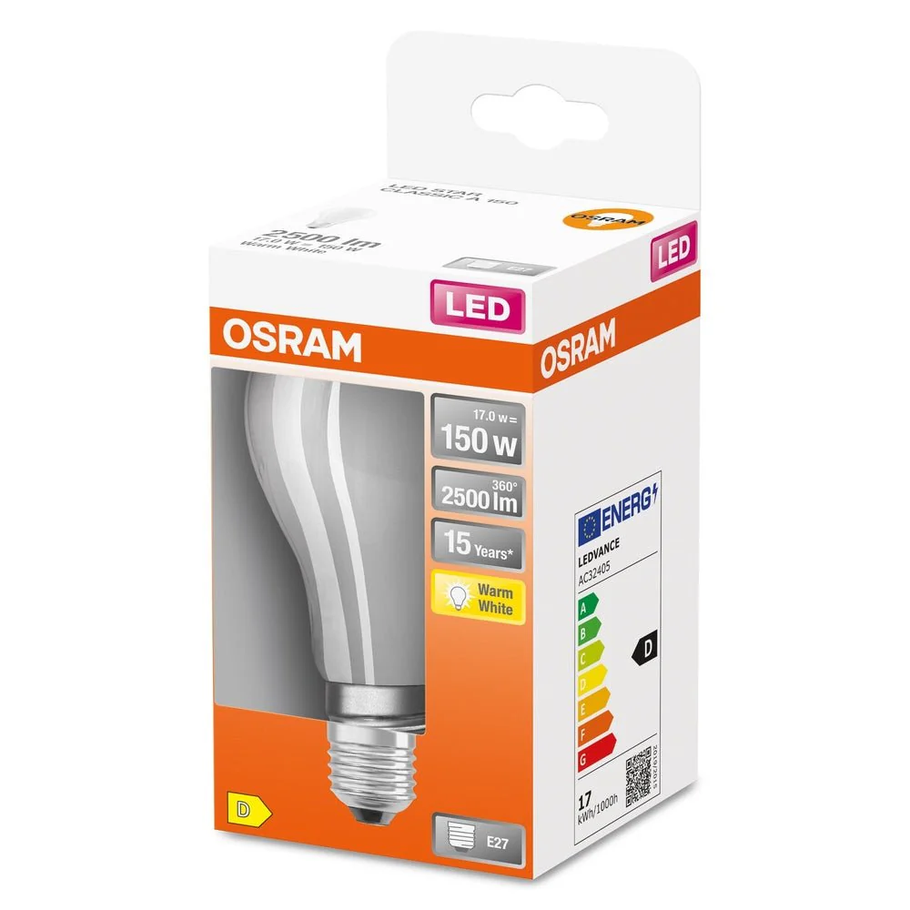 Lampa LED klasyczny krztałt E27 17 W 2700 K 2452lm - Image 3